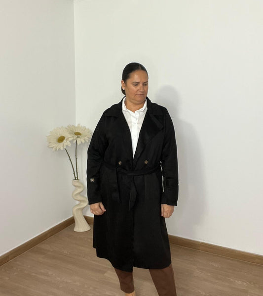 Gabardina Antelina Negro