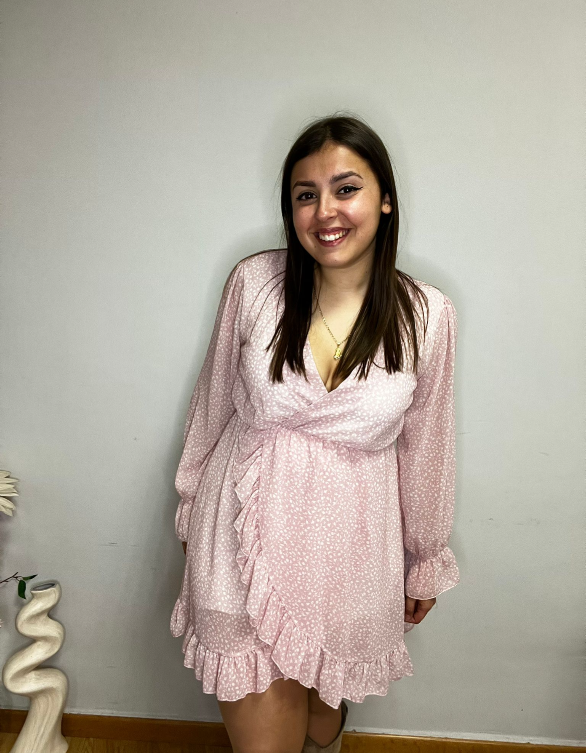 Vestido Megan Rosa